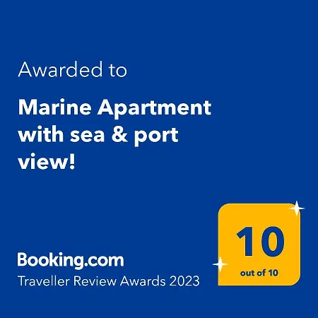 Apartment Marine With Sea & Port View! *